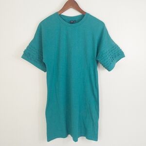 Icone Short Sleeve Cotton Blend T Shirt Dress Size XS